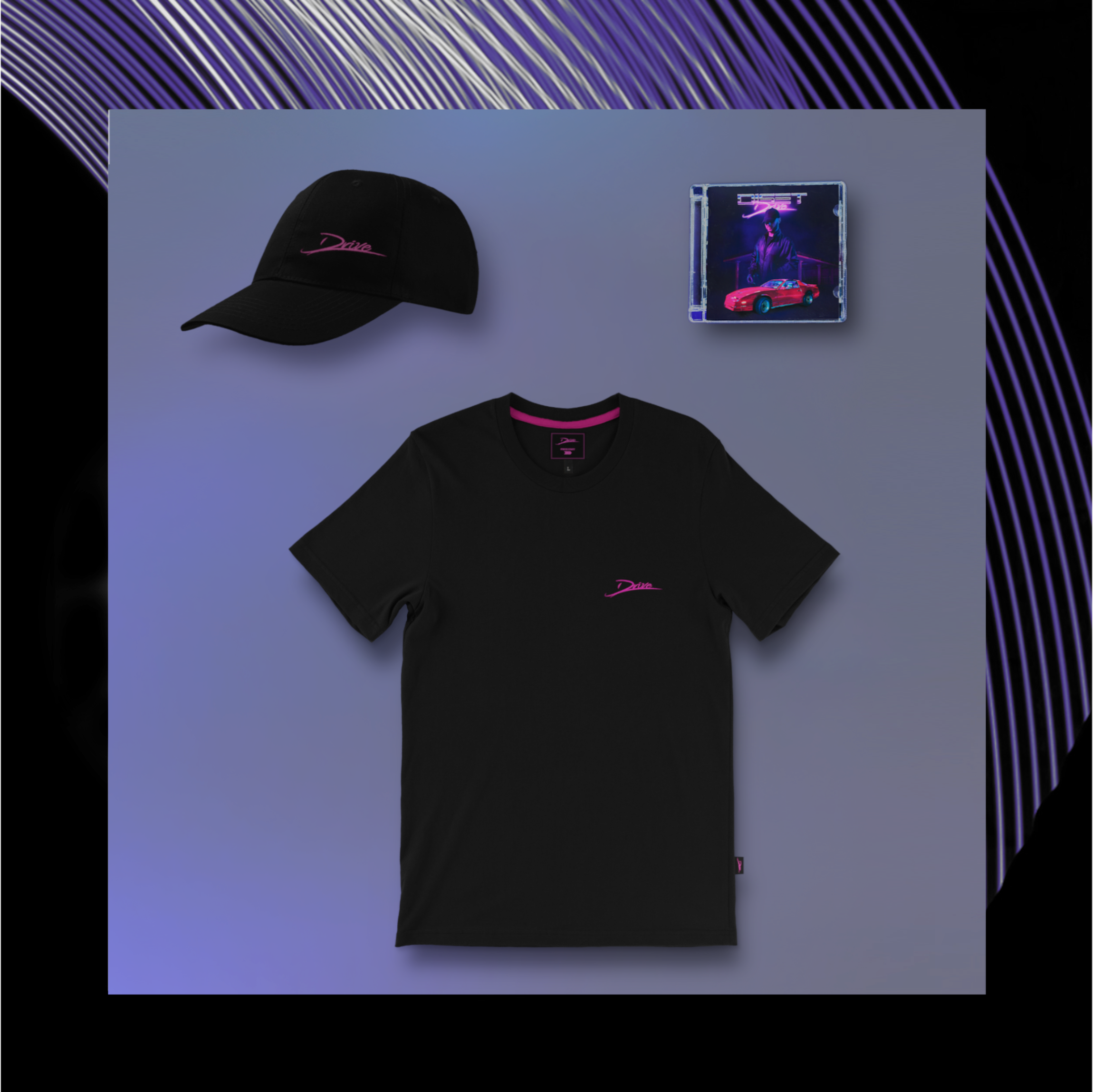 Drive Classic T-SHIRT + CAP + HD3: Drive CD [PAKIET] – DISET /// MENTAL ...